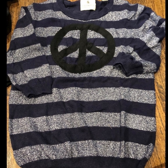 Scotch R’belle short sleeve sweater size 8 ✌️peace - Picture 1 of 4